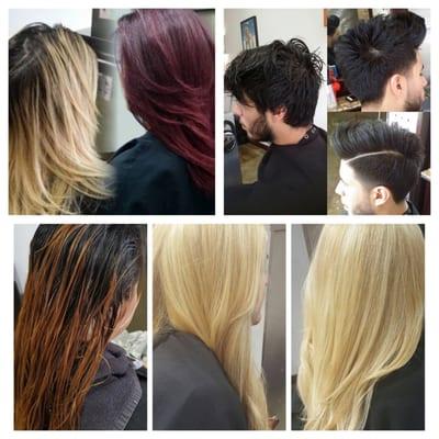 Ask for Johnathan! He does amazing cuts, color, & truly a versatile stylist overall. Pics show a sampling of his work for both men & women.