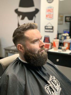 Hair and beard by Bruce