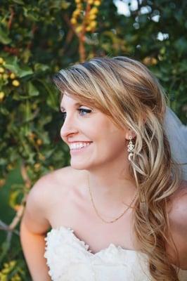 Chandler, Arizona Wedding.  Bride (Hair and Makeup)