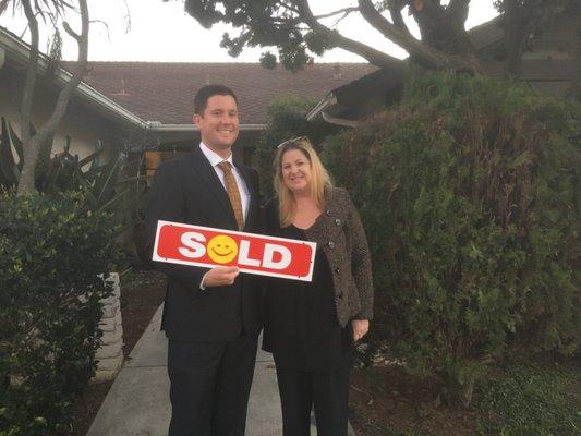 Agent Justin Carlisle and client Nona Bogatch