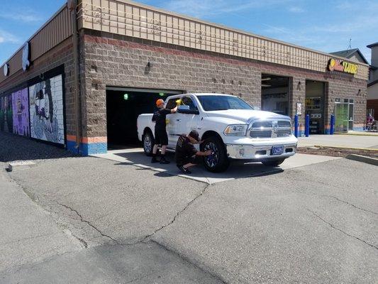 hand dry car wash