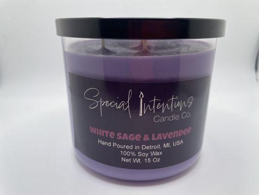 White Sage & Lavender 3-Wick