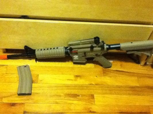 My cm16 pretty cool gun love it