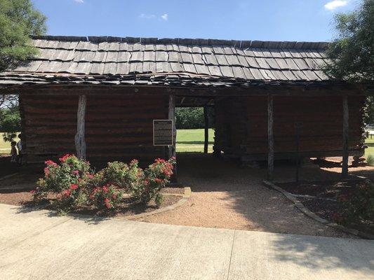 19th century log cabin