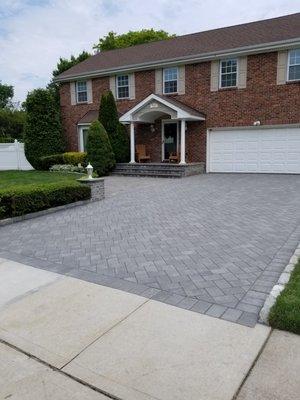 Beautiful new driveway.