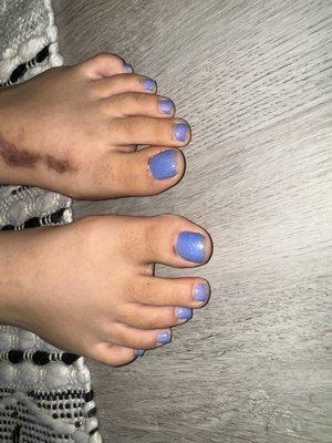 Basic Pedicure with Gel Polish