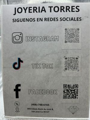 Siganos en Nuestras Plataformas Digitales para Descuentos y tipo de Cambio.