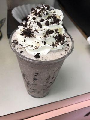 The cookies and cream smoothie