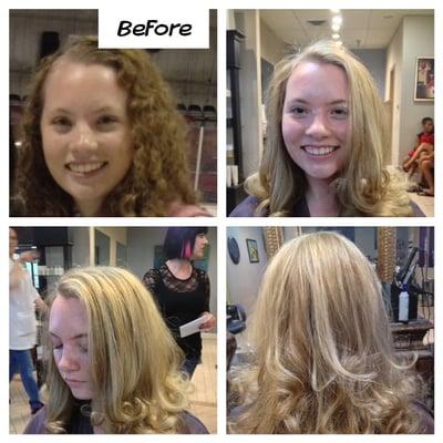 From soft golden brown to beautiful blonde