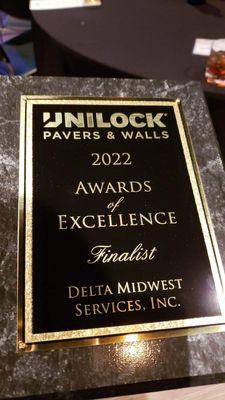 An award winning at our unilock brick patios