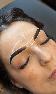 Custom brow mapping