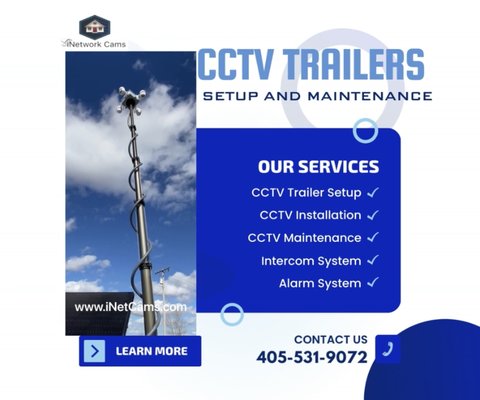 CCTV Trailers near Oklahoma City, OK - Denton, Texas - Tulsa, OK - Dallas, Texas