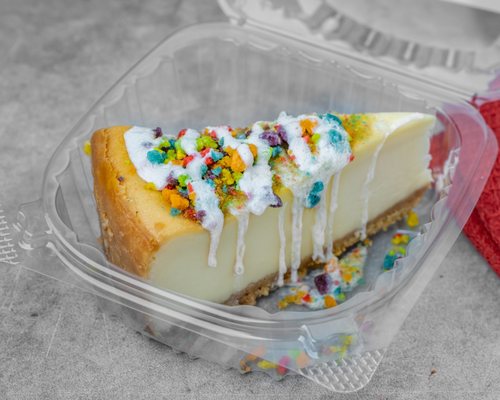 Birthday cheesecake