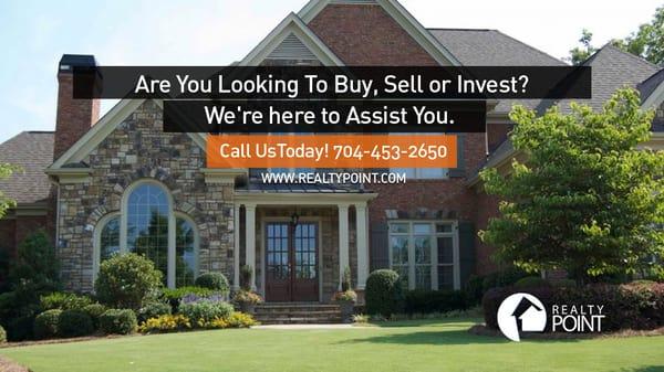 Realty Point - Charlotte - Huntersville - Concord - Mooresville - Cornelius - Ballantyne Real Estate and Investment Experts