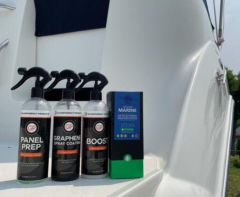 Our marine services. Shine and protection for your boat.