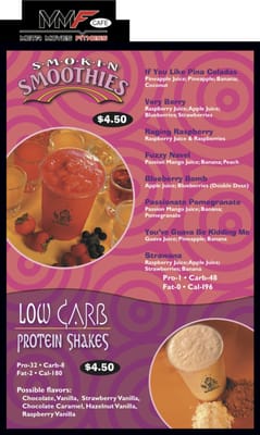 Blended smoothies are a perfect end to any workout! Check out the Meta Moves Cafe.