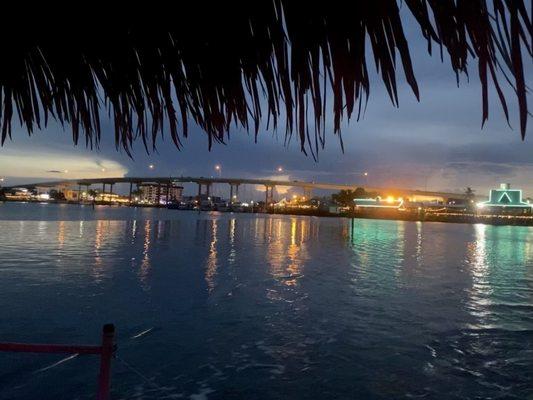 Views from our tiki boat!