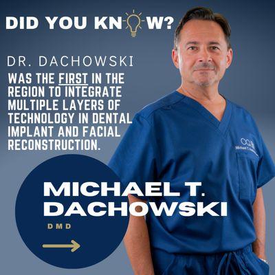 Dr. Dachowski in a TITAN of industry! Contact us today to schedule your consultation!