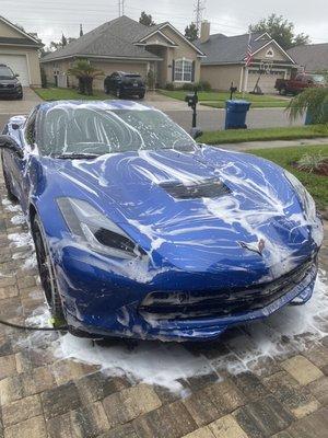 Maintenance detail on this 2019 Corvette