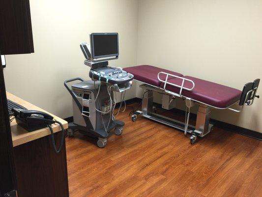 Ultrasound examination room