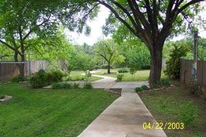 Back Yard overlooking Paluxy River