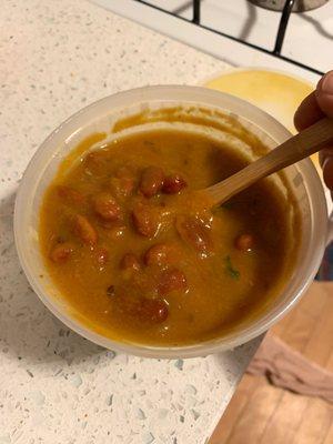 Kidney bean  curry dish my favorite