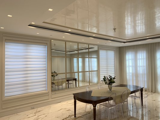 Pirouette shades by hunter ordered and installed by us