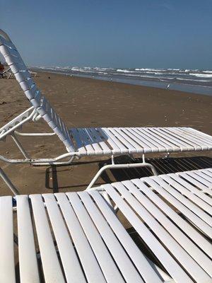 Where is everyone?  Out enjoying the water and surf....