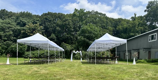 Tents and chairs