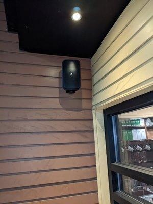 Commercial Installations (Starbucks Coffee requested Amplifier and Speakers at a local store.)