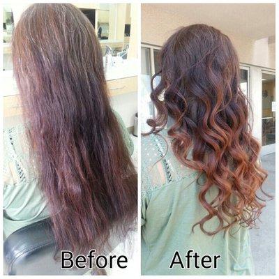 Color correction ombre by amanda