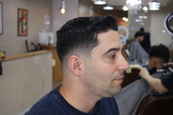 Drop fade with scissor trim on Weehawkens finest