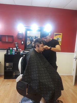 Getting a outstanding haircut