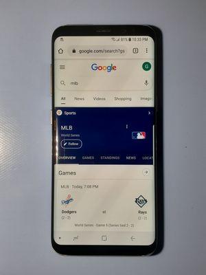 Samsung Galaxy S8 after a screen repair