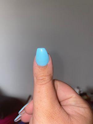 My messed up nail