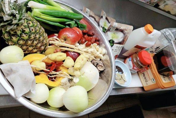 Ingredients for Trotter (One of our favorite)