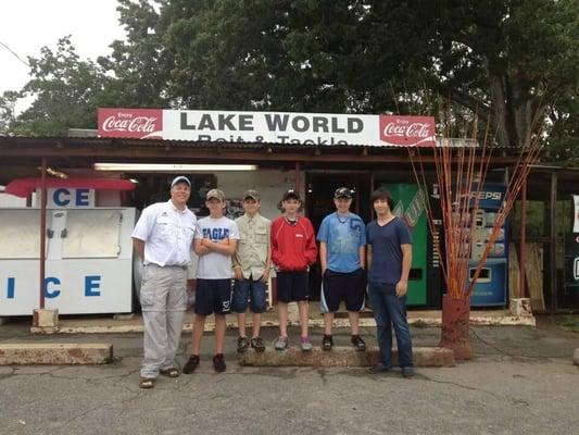 SC FCA Outdoors trout trip to Devils Fork State Park