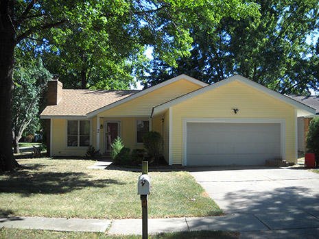 Brand new CertainTeed cedar board siding and new seamless aluminum gutters.