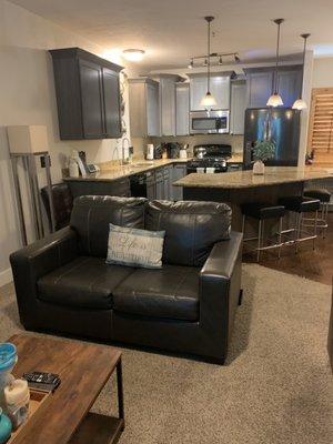 Regular cleaning in vacation rental unit