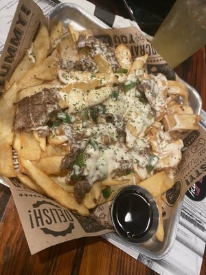 Philly Fries w/ side of balsamic