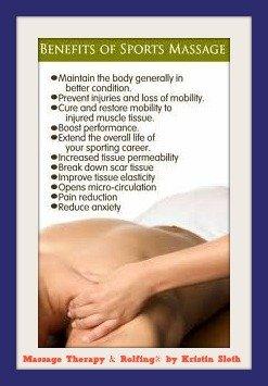 The benefits of Sports Massage.