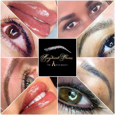 Cosmetic tattoo for lips, Brows & Liner