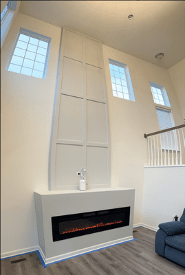 Faulce fireplace project, Middletown, Delaware