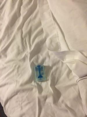 Pill container found under my sheets