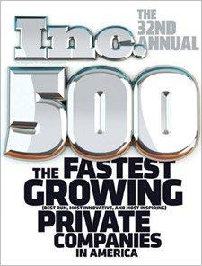 Our 1st visit to The Inc 500 list at # 378 for fastest growing privately held companies in America.