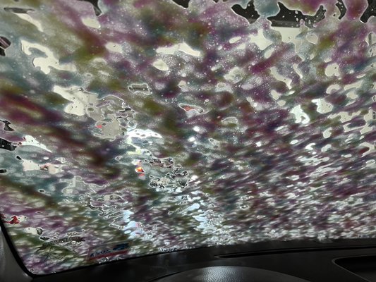 Gotta love the rainbow soap in the Kwik Trip car wash!