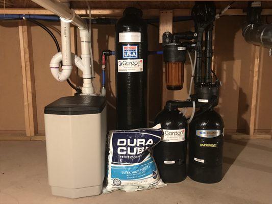 Water Softener and dechlorinator in condo 4 ft crawl space