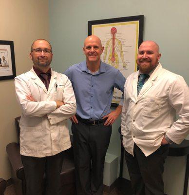 Three dedicated doctors