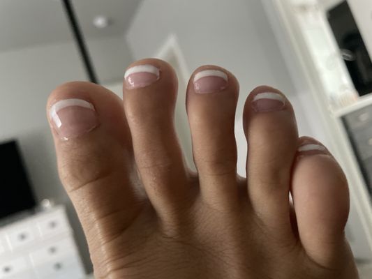 Gel pedicure