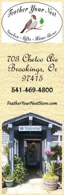 We welcome you to our fun & exciting store!! Come in and stroll around..we have great gift, garden & home decor items.